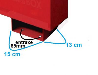 Caisson sécurisé (700 L.)