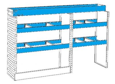 Etagère SYNCRO SYSTEM - L 1,75m x P 31cm