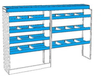 Etagère SYNCRO SYSTEM - L 2,25m x P 31cm